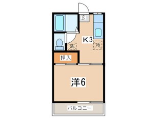 カトレアハイツの物件間取画像